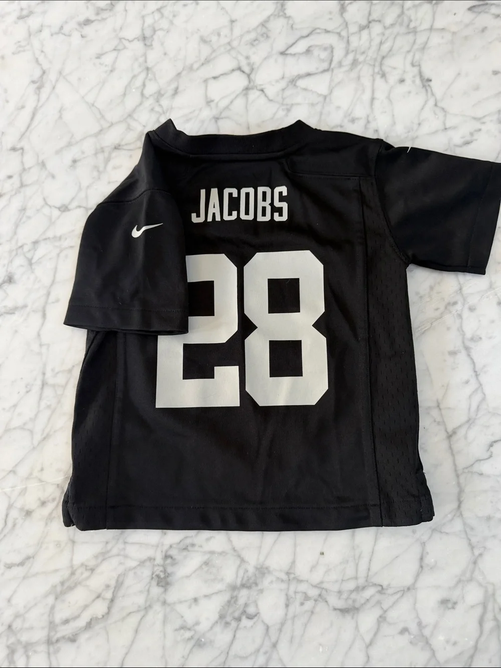 Las Vegas Raiders Josh Jacobs Nike Black Game Jersey Sz 3T NWOT